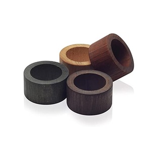 ที่ใส่แหวนผ้าเช็ดปากทำจากไม้และเรซินแบบคลาสสิกที่ใส่แหวนผ้าเช็ดปากดีไซน์ใหม่ล่าสุดออกแบบได้ตามต้องการขนาดทรงกลม - Product Image 5