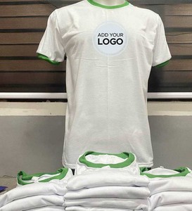 เสื้อยืดผ้าฝ้ายสำหรับทุกเพศเสื้อคอตตอนแอร์ลูมแบบถักและแบบวงแหวน - Product Image 1