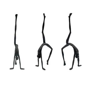 Pareja sentada Metal Aluminio Escultura Latón Antiguo Sombra Mesa Escritorio de oficina Showpiece Organización Suministros a bajo precio - Product Image 5