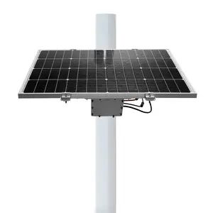 易于安装的太阳能系统150W单声道太阳能电池板快速充电耐温CCTV太阳能套件