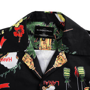 Camisa Casual de Franela Estampada Personalizada 100% Algodón para Hombre, Transpirable, de Secado Rápido, de Manga Larga para Verano - Product Image 2