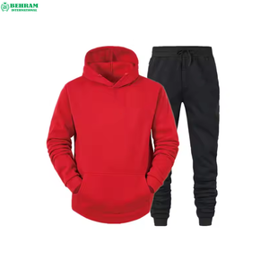 Conjunto de Sudadera con Capucha y Pantalones Deportivos de Algodón 100% de Alta Calidad, y Conjuntos Deportivos Personalizados con Logotipo para Gimnasio al por Mayor - Product Image 6