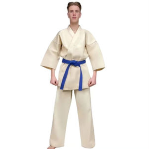 Prix d'usine, léger, 100% coton, respirant, ensembles d'uniformes de karaté, service OEM, haute qualité pour adultes - Product Image 1