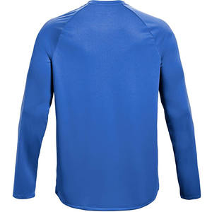 Fabricación personalizada para hombre Casual bambú algodón Spandex camiseta tela Slim Fit manga larga Camiseta camiseta para hombres - Product Image 4