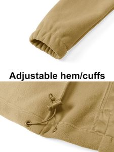 2024 Chaqueta ligera de lana Polar con cremallera para mujer, algodón transpirable con estampado, bolsillos prácticos de talla grande para invierno - Product Image 5