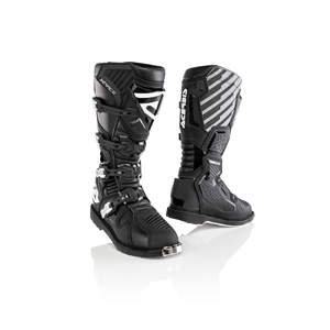 Bottes hautes Acerbis X-RACE avec embout en acier, doublure en cuir véritable et semelle intérieure en caoutchouc pour l'été et l'hiver - Product Image 1