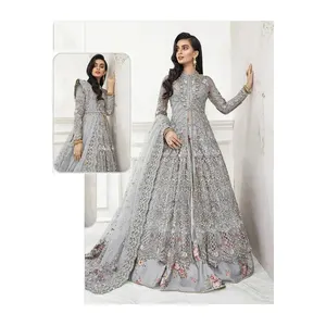 2023 пакистанское модное вечернее платье с вышитым логотипом для женщин/новое летнее женское модное вечернее платье