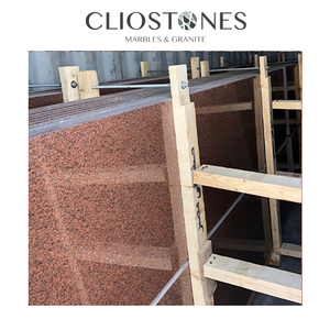 Loseta de Granito Rojo Fersan Egipcio, Moderna, Elegante y Duradera, Piedra Pulida para Diseño de Interiores, Encimeras y Fachadas de Edificios - Product Image 3