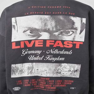 Pull-over à capuche en tricot surdimensionné personnalisé pour hommes Sweat à capuche en tissu tricoté lourd - Product Image 5