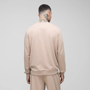 Sweat-shirt à capuche en molleton surdimensionné pour homme, 100% coton, couleur unie, logo brodé personnalisé, style hip-hop, vente chaude pour l'hiver - Product Image 6