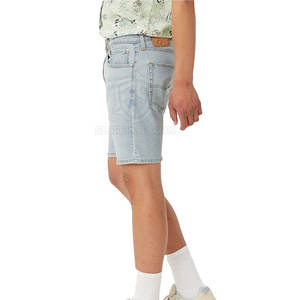 2024 New Style <b>Men's</b> Outdoor <b>Jeans</b> Shorts Quick Dry High Street Style Solid Pattern 100% Cotton - Product Image 4