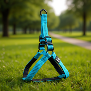 Harnais pour chien en néoprène triplement réfléchissant avec motif unique, harnais confortable pour animaux de compagnie - Product Image 3