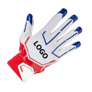 ถุงมืออเมริกันฟุตบอลน้ำหนักเบาคุณภาพพรีเมียม ผลิตจากโพลีเอสเตอร์เนื้อนุ่ม ระบายอากาศได้ดี ดีไซน์กันลื่น แห้งเร็ว สวมใส่ง่าย - Product Image 5