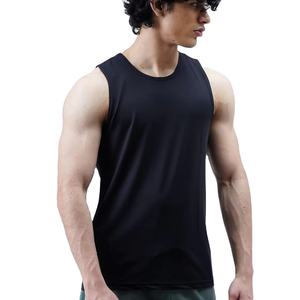 Order Today <b>Men</b> Sleeveless 100% Cotton Sports <b>Singlet</b> Fitness Gym Wear Featuring Custom Branding Color Options And Size - Product Image 6