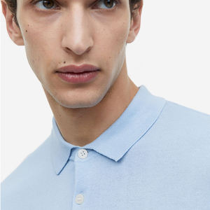 Personnalisé 100% coton hommes pour polos uniforme décontracté anti-rides de haute qualité avec logo pour le golf t-shirt vierge - Product Image 5