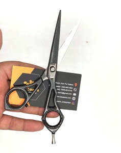 Ciseaux de coiffeur de toilettage professionnels en acier inoxydable avec lame droite et pointe pointue pour la coiffure droitière - Product Image 4