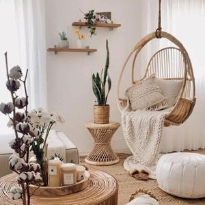 Altalena in rattan di alta qualità, giardino, decorazione del balcone, sedia a nido d'uccello a buon mercato realizzata in Vietnam - Product Image 1