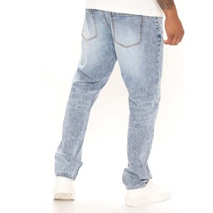 Ropa al aire libre Tamaño personalizado Diseños OEM Hombres Jeans Pantalón de alta calidad Algodón Poliéster Hombres Jeans Pantalón - Product Image 6