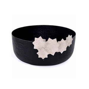 Tazón de Servir Redondo de Madera y Hierro de la Mejor Calidad para Alimentos y Chocolates para Uso en la Cocina - Product Image 6