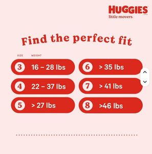 Pañales Huggies Talla 5 Little Movers de Alta Calidad y Gran Venta, para Bebés de hasta 12 kg, 132 Unidades - Product Image 4