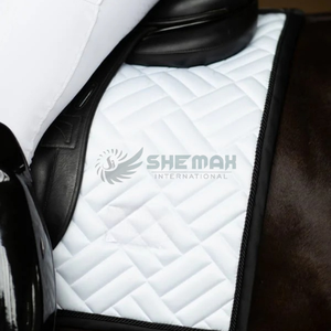 Tapis de selle équestre anglais élégant doublure douce structure respirante conception matelassée durable soutien confortable pour les chevaux - Product Image 2