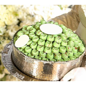 Luxury Golden Metal Chocolate Bowl With Lily Design Chocolates And <b>Sweets</b> Bowl Party Dessert Display For Eid Celebration <b>Gift</b> - Product Image 4