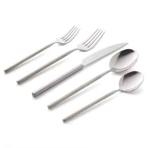 American Style <b>Flatware</b> With Designer Handle Stainless Steel Five-Piece <b>Flatware</b> Set Best Quality Modern Design Dishwasher Safe - Product Image 6