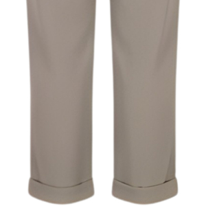 Pantalones de Trabajo Casuales de Negocios para Mujer, de Lona Transpirable de Secado Rápido, con Cierre de Cordón, Lisos, 100% Algodón, Cintura Media - Product Image 6