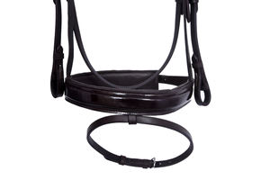 Bride de cheval en cuir noir de qualité supérieure avec équipement d'équitation de style occidental en strass à trois rangées pour une utilisation équestre - Product Image 4