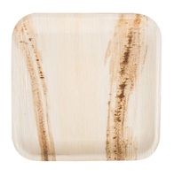 Assiettes Areca jetables de qualité d'exportation indienne pour servir les aliments du fabricant indien à un prix abordable