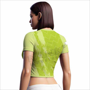 Durable de haute qualité femmes haut court impression personnalisée femmes haut court Offre Spéciale femmes haut court - Product Image 3