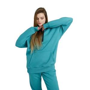 Conjunto de chándal Unisex esencial de invierno con Sudadera con capucha de lana cálida y pantalones de Jogger perfectos para ropa de calle y ropa informal diaria - Product Image 6