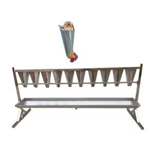 Ligne de production d'usine de transformation de la volaille HJ-TSSB, équipement d'abattage de la volaille, cône d'abattage de poulet, machine <span class=keywords><strong>à</strong></span> saigner - Product Image 1