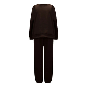 Survêtement en molleton deux pièces vintage personnalisé pour hommes, sweat à capuche délavé à l'acide, pantalons de survêtement, jogger, sérigraphie, hiver respirant - Product Image 5