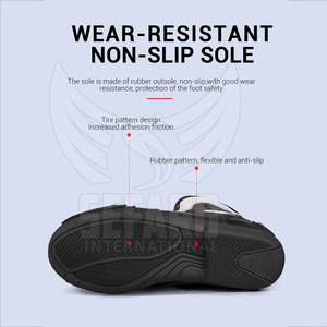 New Style Custom Design Leather Motorbike Shoes Professional Manufactures Adult Motorbike Shoes - Product Image 3