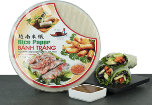 Hoja de papel de arroz lista para comer Servicio OEM 16cm/18cm/20cm/22cm Proveedor de Vietnam-WA + 84924736232 Mr Kelvin - Product Image 5