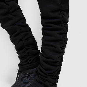 OEM Regular Fit Logo personnalisé survêtement pour hommes de haute qualité 100% coton polaire vêtements de sport jogging automne deux pièces ensemble respirant - Product Image 3