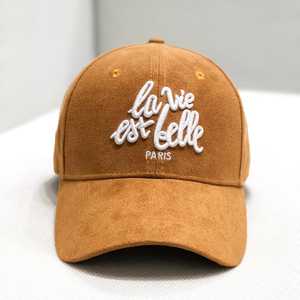 Gorras de béisbol de gamuza deportivas a estrenar personalizadas de último diseño personalizado - Product Image 1