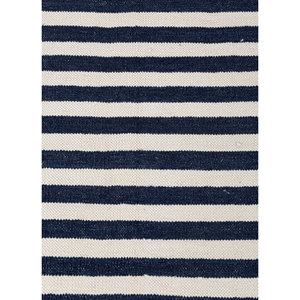 Alfombras de Lana Tejidas Planas Azules Alhambra con Patrón de Rayas para Uso Doméstico-ADWL-13291 - Product Image 3