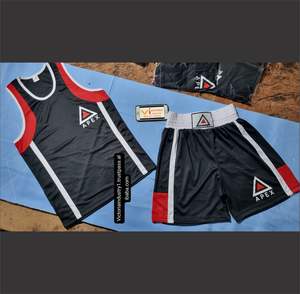 Equipo de Entrenamiento de MMA y Karate Personalizable, Conjunto de Pantalones Cortos y Chaleco de Boxeo para Adultos, Transpirable, de Secado Rápido, con Logotipo Personalizado, Servicios OEM - Product Image 5