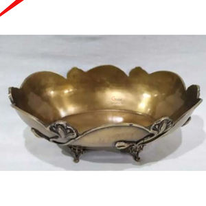 most demanding <b>golden</b> finished designer serving bowl for hotel restaurant and <b>bar</b> - Product Image 5