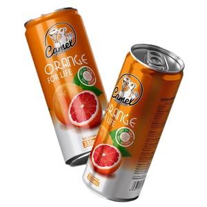 Vente en gros de haute qualité 330ml pour boisson gazeuse au jus d'orange et de chamelle A & B Vietnam fabricant de purée aromatisée concentrée de marque privée - Product Image 5