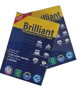 Papier de copie laser brillant A4/BLC 80GSM 75GSM 70GSM/ventes bon marché de papier bond