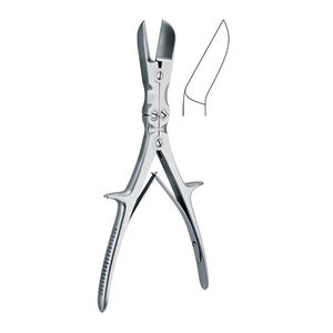 Forceps à os en acier inoxydable standard Liston Stille, instrument chirurgical manuel, approuvé CE, instruments ISO13485 - Product Image 1