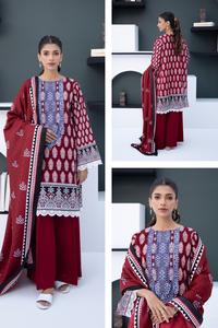 ชุดเดรสสนามหญ้าแท้สำหรับผู้หญิงชุดพื้นเมืองปากีสถานแบบเรียบง่าย100% อินเดียหรูหรา - Product Image 2