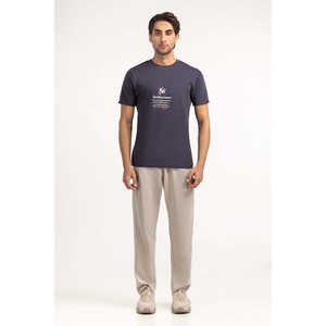 Camisetas Relax Fit 100% Algodón, Jersey Comprimido, Transpirable y Antiarrugas con Logotipo Sólido, Tallas MN-TS-SS25-027 - Product Image 2