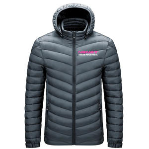 เสื้อแจ็คเก็ตพัฟเฟอร์แขนยาวคุณภาพสูงสำหรับผู้ชาย สไตล์ไฮสตรีท คอตั้ง กันน้ำ ผลิตจากผ้าฝ้ายเป็นมิตรกับสิ่งแวดล้อม เหมาะสำหรับฤดูหนาว - Product Image 5