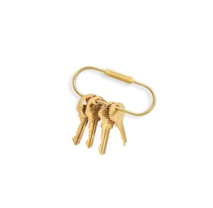 批发复古黄铜脚钥匙扣俱乐部标志钥匙扣戒指设计圆形热卖产品