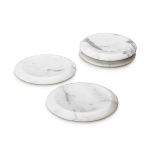 Kitchenware Drinks <b>Black</b> White Square Shape Wedding Favor Natural Stone Marble <b>Coasters</b> for Coffee or Tea Cupmats - Product Image 3