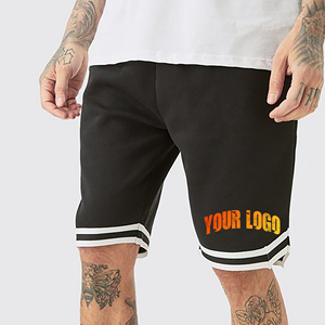 2025 Short avec logo imprimé en sérigraphie personnalisé de haute qualité avec ceinture inférieure Offre Spéciale Short de survêtement en coton polaire personnalisé pour hommes - Product Image 1